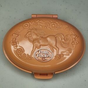 1995 Polly Pocket Shetland Pony Stable Compact